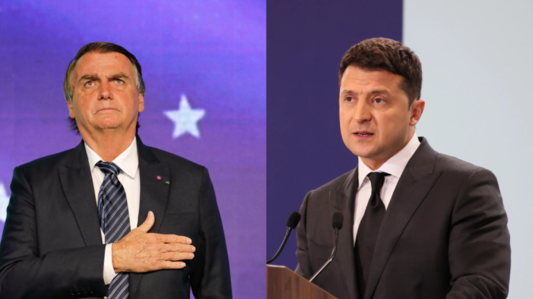 Bolsonaro diz que telefonema para Zelensky nesta segunda será “segredo de Estado”