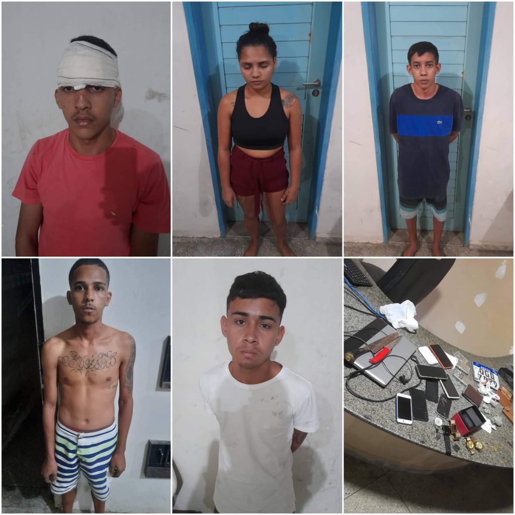 Grupo suspeito de furtar mais de 30 animais na zona rural de Caicó na semana passada é preso pela PM após roubo de veículo