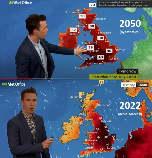 Com onda de calor, previsão climática para 2050 pode se tornar realidade no Reino Unido na próxima semana, 28 anos antes