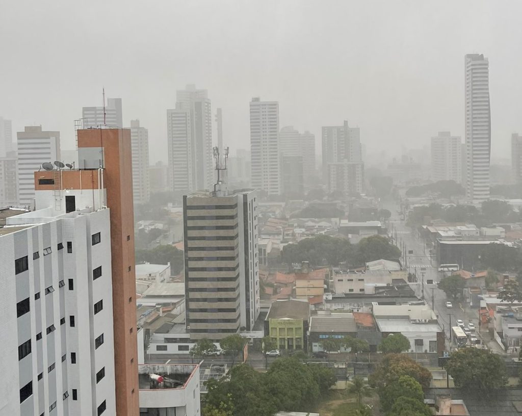 Previsão de pancada de chuva no litoral potiguar. Confira
