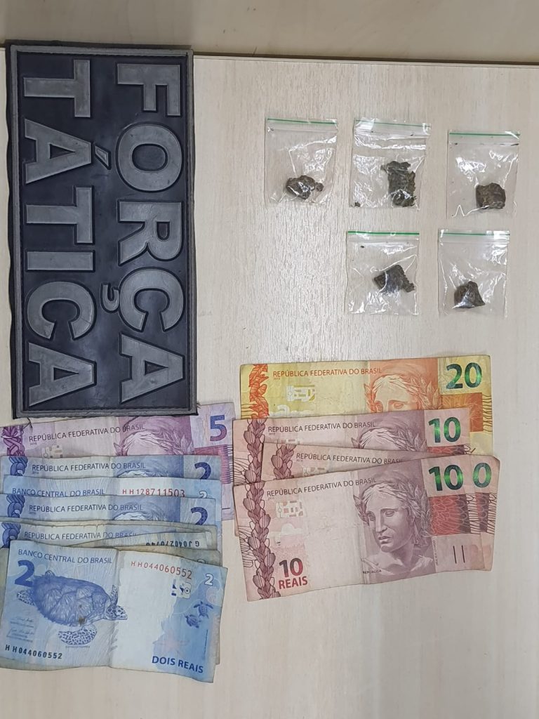 1° BPM prende suspeito por tráfico de drogas na comunidade da Guarita, zona leste de Natal