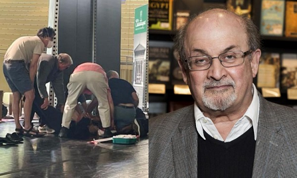 Autor ameaçado de morte pelo Irã, Salman Rushdie é atacado nos EUA