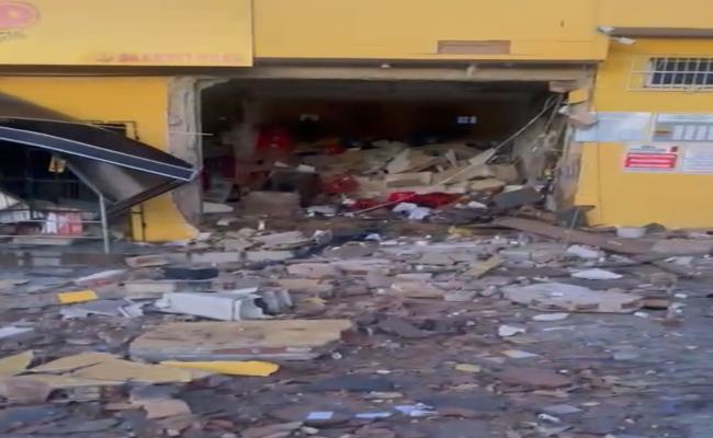 Bandidos explodem posto de combustíveis no bairro Planalto