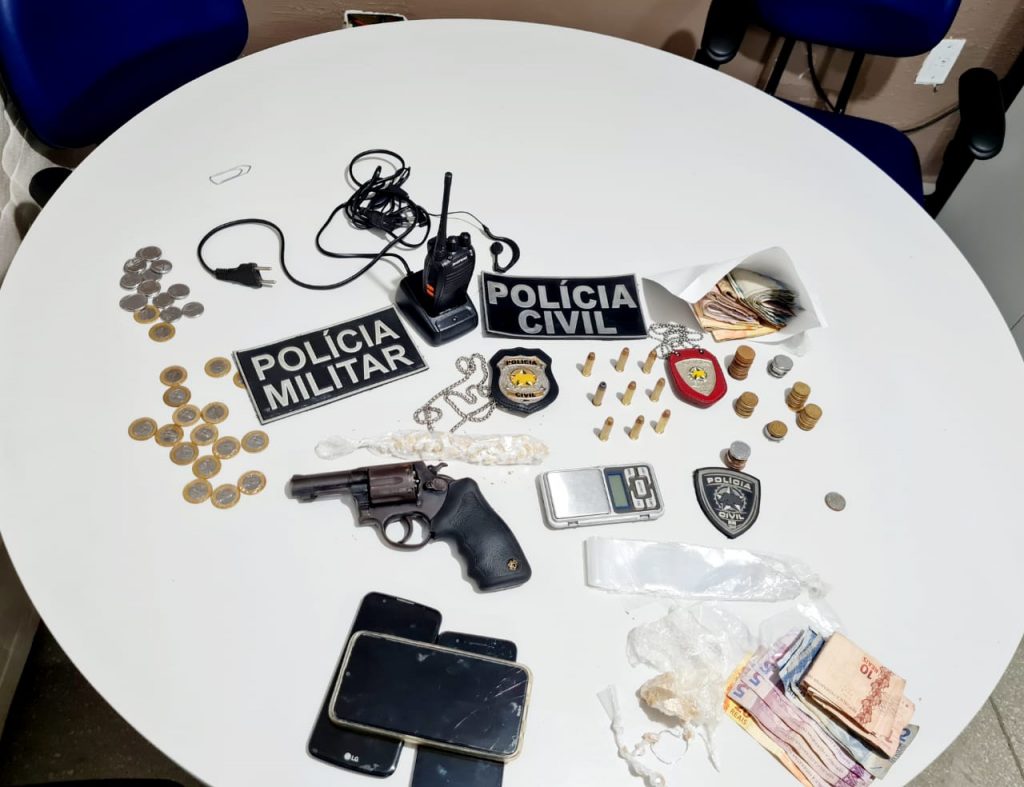 Polícia Civil deflagra Operação e prende suspeitos de integrar organização criminosa e apreende arma e drogas em Assu