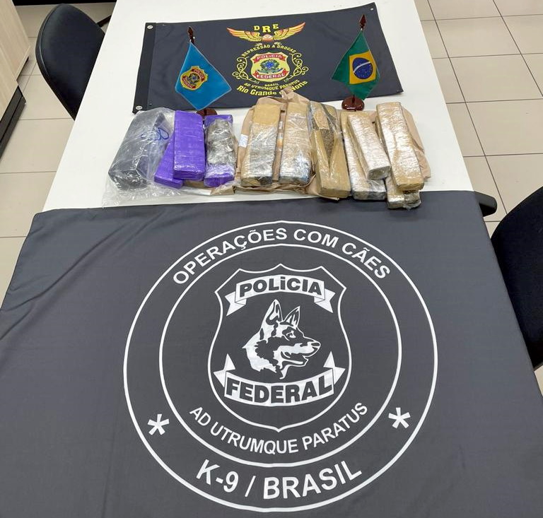 PF apreende quase 10 kg de maconha enviada pelos Correios