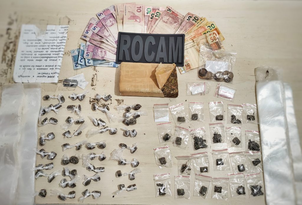 ROCAM prende suspeito de Tráfico de Drogas no Guarapes, zona oeste de Natal