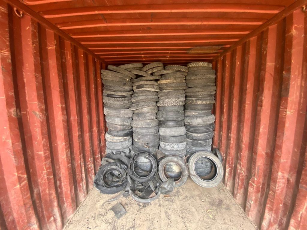 Prefeitura do Assu retira mais de 55 toneladas de pneus inservíveis das ruas