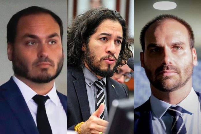 Justiça condena Eduardo e Carlos Bolsonaro a pagar indenização a Jean Wyllys