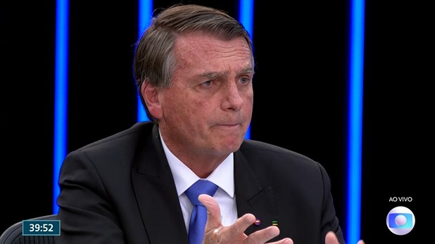 Bolsonaro no Jornal Nacional é a maior audiência da TV em 2022