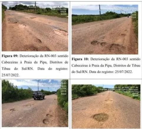 DER-RN emite nota sobre estrada de Tibau do Sul/Pipa e diz que aguarda “trégua das chuvas” para realização de serviços