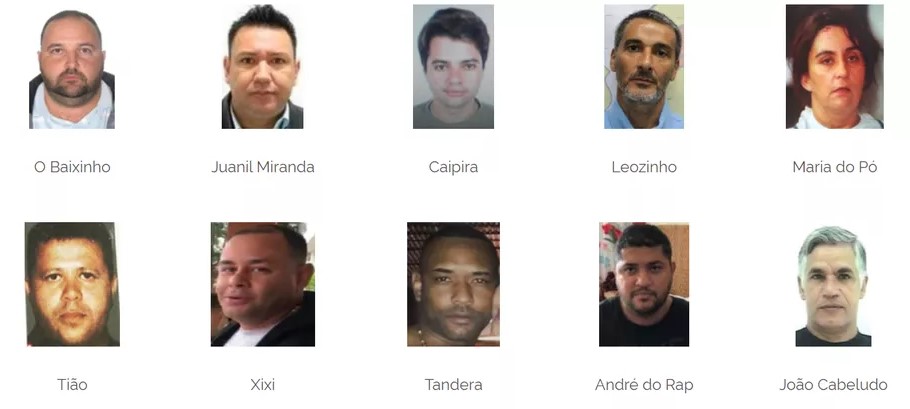 Governo Federal atualiza lista dos 10 criminosos mais procurados do Brasil e seus crimes; veja quem são