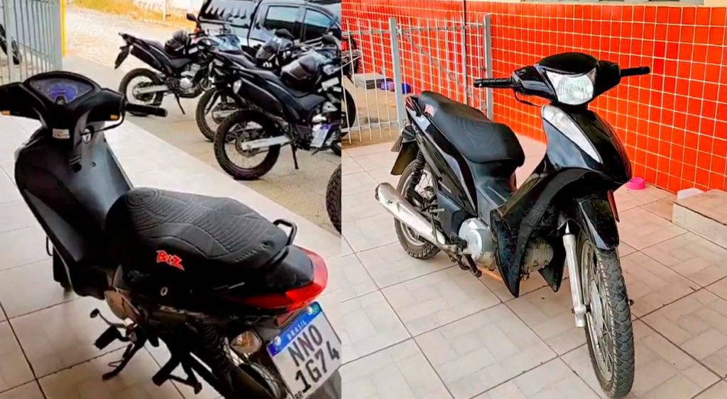 ROCAM recupera moto roubada e prende dupla suspeita durante abordagem nas Malvinas em Mossoró