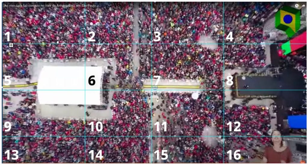 Comício de Lula em SP tem pouco público e reúne cerca de 4.200 pessoas, segundo imagens aéreas analisadas; PT fala em 70.000