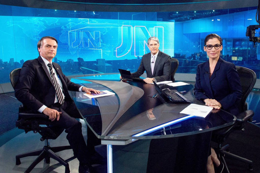 Sorteio determina Bolsonaro como 1º presidenciável entrevistado ao vivo do Jornal Nacional