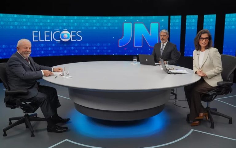 Lula no Jornal Nacional tem audiência de 30 pontos