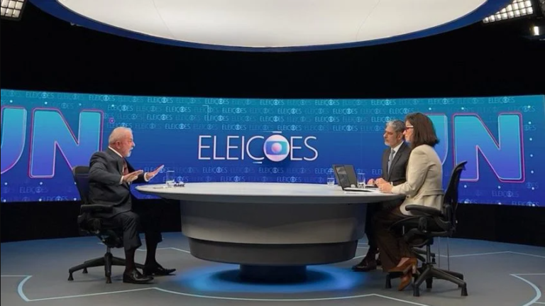 Lula fala por 30 minutos no “JN”; Bonner e Renata, por 10 min