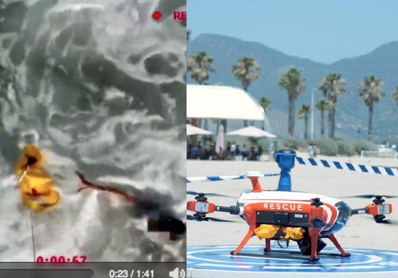 Jovem de 14 anos que se afogava em praia na Espanha é salvo por drone