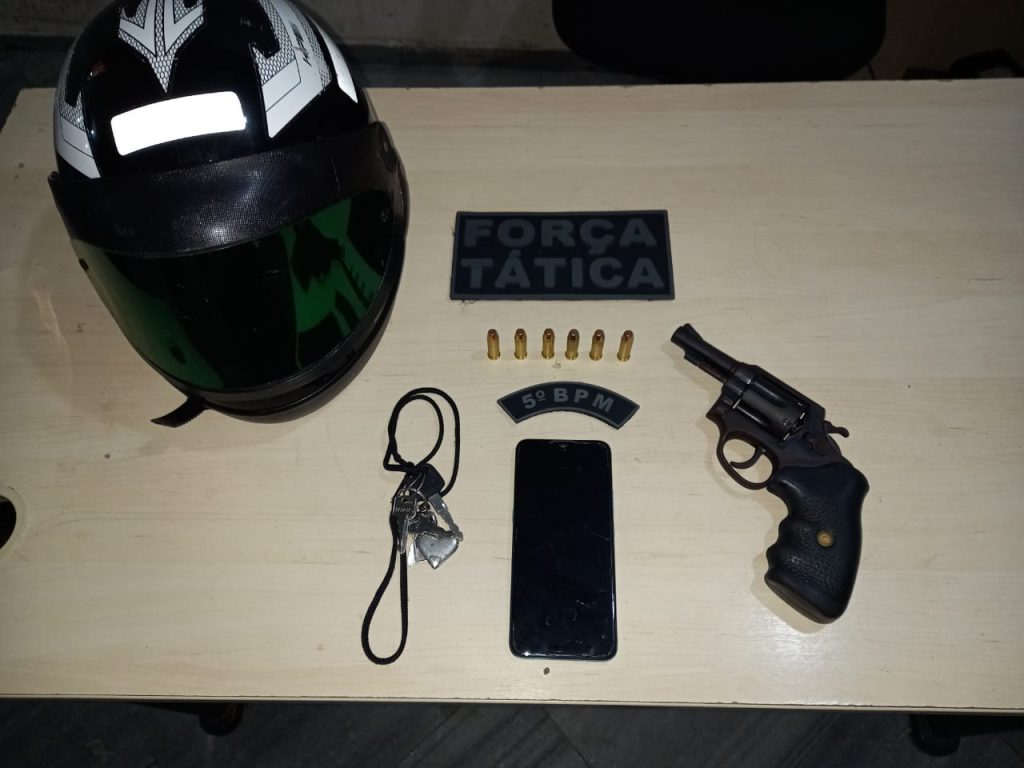 5° BPM prende homem por porte Ilegal de  arma de fogo em Nova Parnamirim
