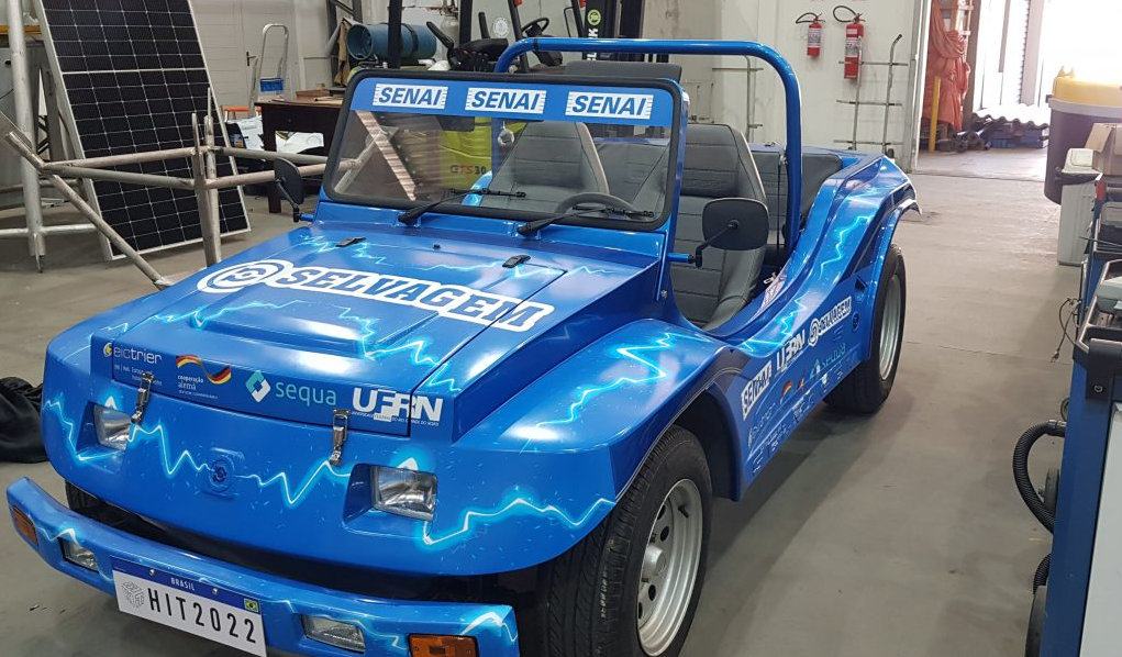 Buggy elétrico desenvolvido pelo SENAI-RN será exposto na maior feira de turismo do Brasil