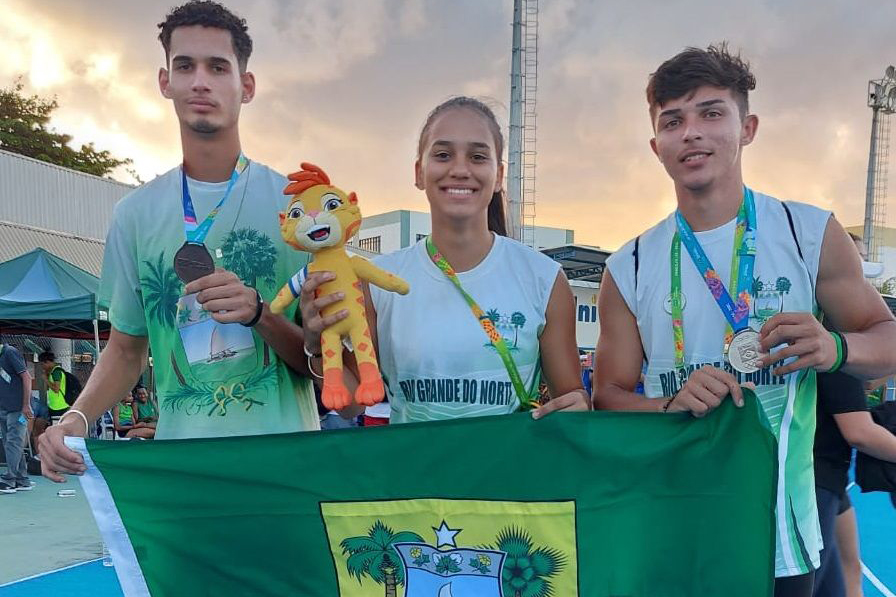 Seridoenses conquistam medalhas no atletismo nos Jogos da Juventude