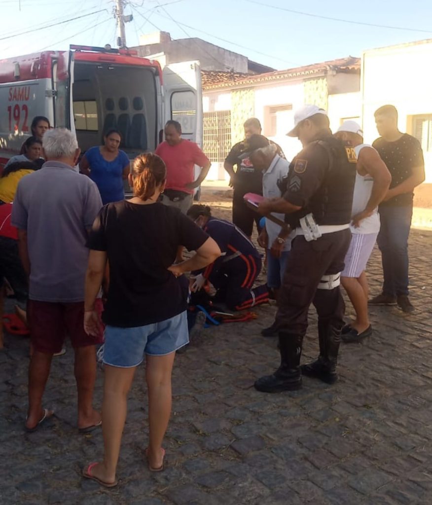 Colisão frontal entre carro e moto foi registrada em São José do Seridó