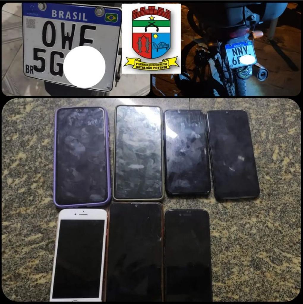 4° BPM  Recupera motocicletas roubadas no bairro Lagoa Azul