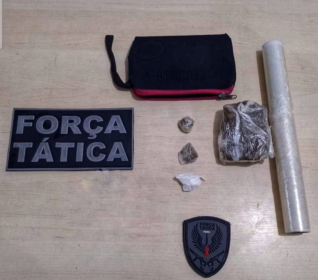 1° BPM prende suspeito por tráfico de drogas no Alecrim, zona leste de Natal