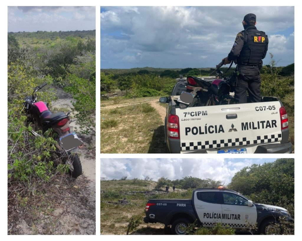 7ª CIPM recupera veículo roubado no litoral Norte potiguar