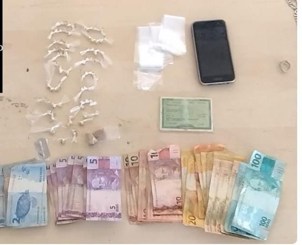 9° BPM prende casal suspeito de tráfico de drogas no bairro do Bom Pastor