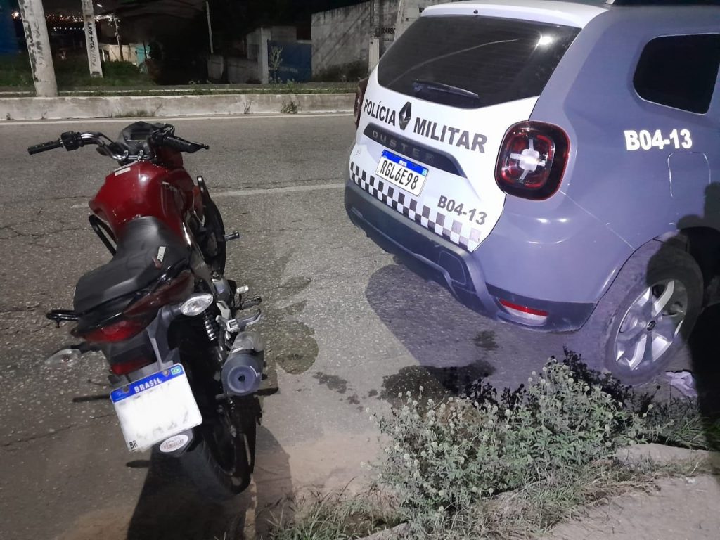 4ºBPM recupera motocicleta furtada na zona sul de Natal