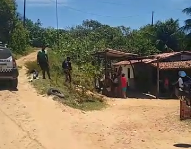 Homem é morto a tiros na comunidade de Praia de Barra de Tabatinga