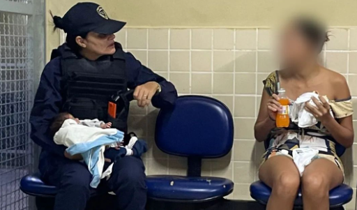 Homem é preso pela Patrulha Maria da Penha acusado de agredir a esposa que estava com bebê no colo em Mossoró