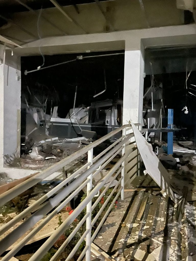 Bandidos invadem Canguaretama, fazem moradores reféns e explodem agência do Banco do Brasil