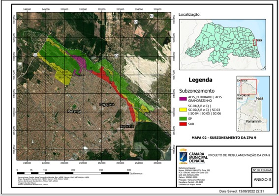 Vereadores aprovam redução de Zona de Proteção Ambiental de Natal