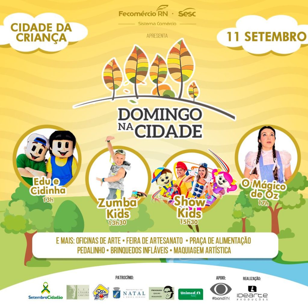 Domingo na Cidade da Criança em clima de Setembro Cidadão