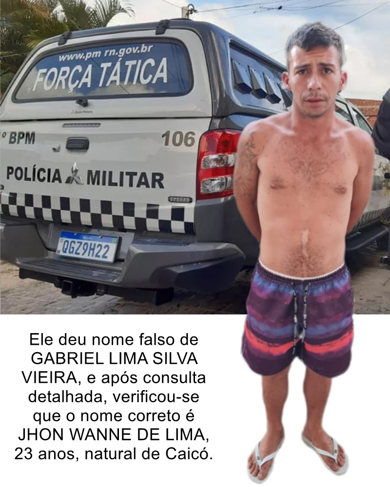 Caicoense é preso pela Força Tática em Natal com quase 2 mil pedras de crack e maconha