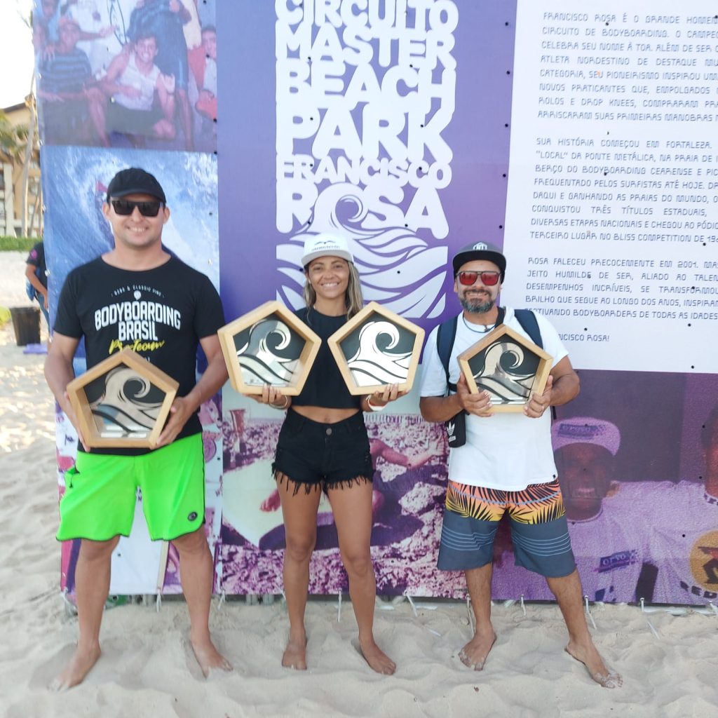 Atletas potiguares garantem pódio em Campeonato Master de Bodyboarding no Ceará