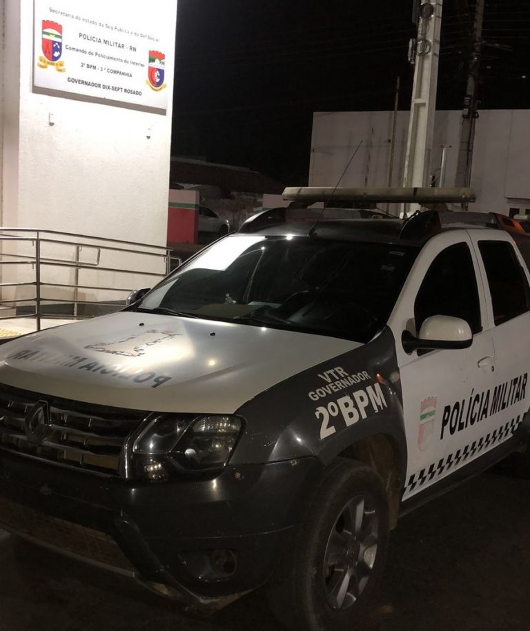 Investigado em inquérito policial por roubo em Apodi é preso pela PM em Governador Dix Sept Rosado na região Oeste Potiguar