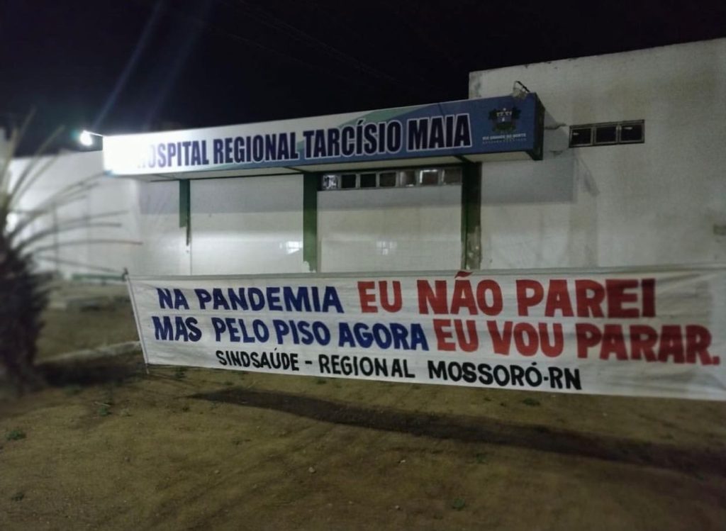 Servidores da Enfermagem de Mossoró também vão aderir à Parada Nacional pela aprovação do piso da categoria