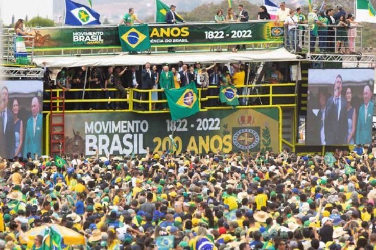 Aliados do ex-presidente Lula admitem que foram surpreendidos com o tamanho das manifestações de 7 de Setembro
