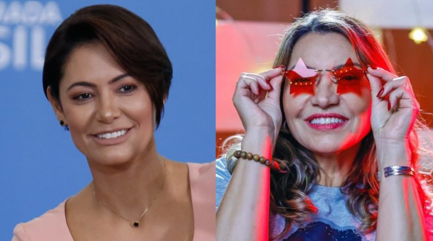 PoderData: Michelle é bem conhecida por 53%; Janja, por 28%