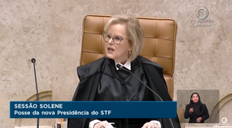 Rosa Weber assume a presidência do STF