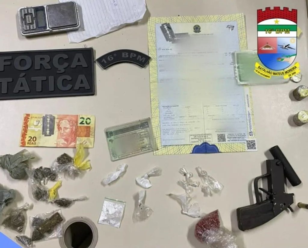 16º BPM prende traficante em São Gonçalo do Amarante