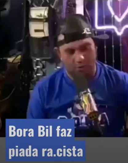Da fama ao cancelamento: Bora Bill sofre críticas após piada racista: “Preto não é flor que se cheire”