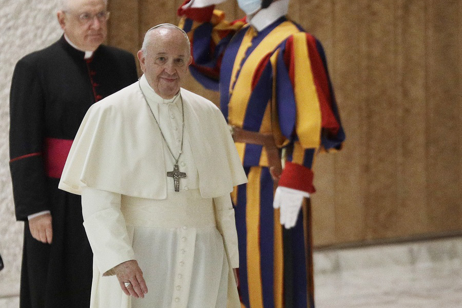 Papa pede a Nossa Senhora Aparecida ‘que livre o povo brasileiro do ódio’