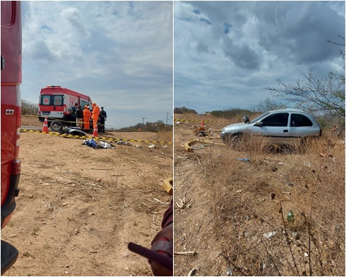 Acidente com vítima fatal na RN-041 no Seridó