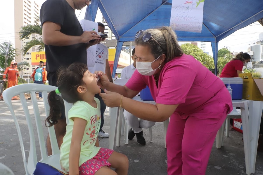 Pólio: RN chega ao último dia de campanha com 66% das crianças vacinadas