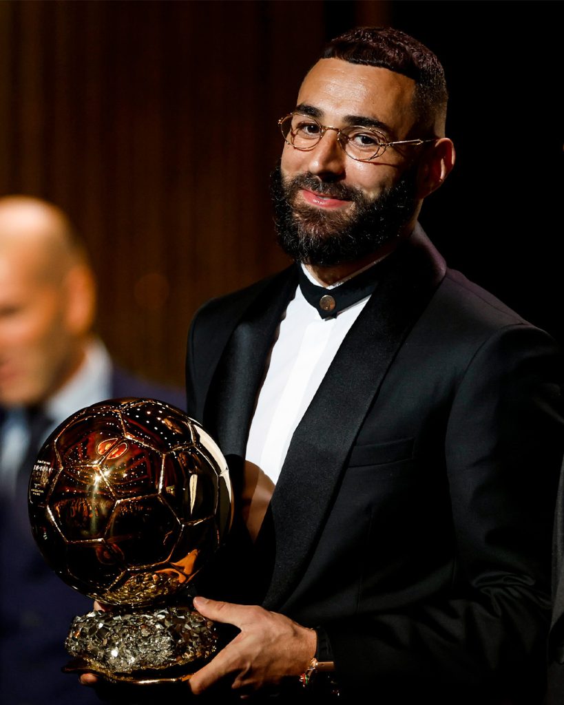 Benzema vence Bola de Ouro e Vinicius Jr é 8º; top 10 sem Ronaldo e Messi