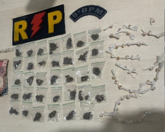 9º Batalhão prende homem por tráfico de drogas no Planalto