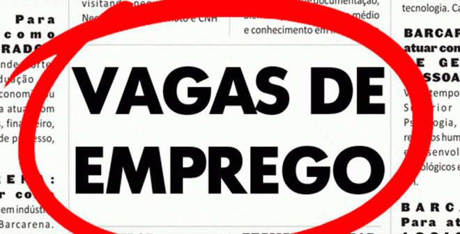 Sethas oferece hoje 34 vagas de empregos no Sine